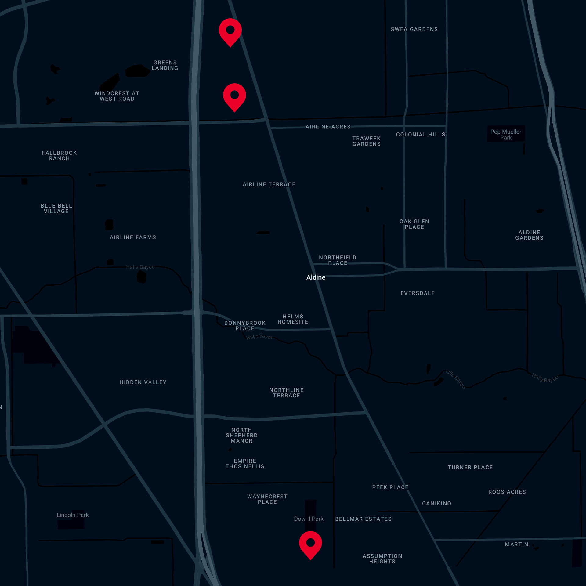 Greenspoint community map